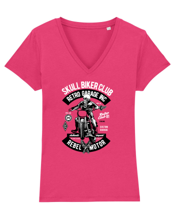 Biker Club Skeleton Raspberry