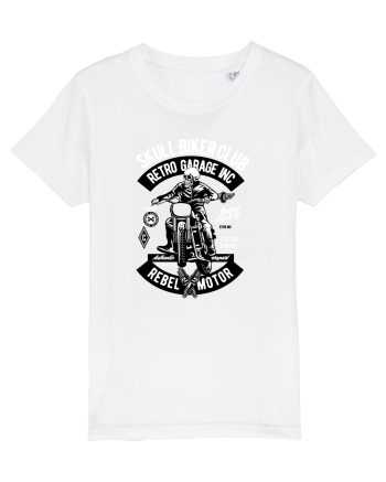 Biker Club Skeleton White