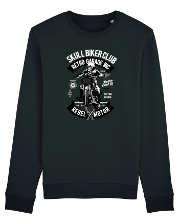 Biker Club Skeleton Black