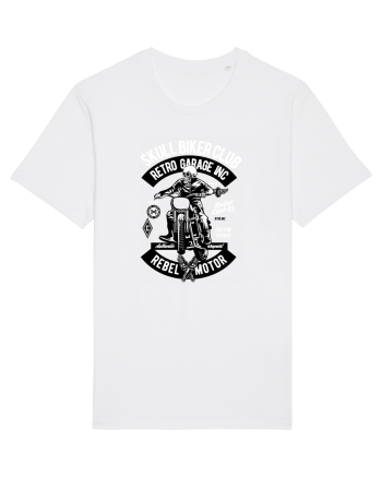 Biker Club Skeleton White