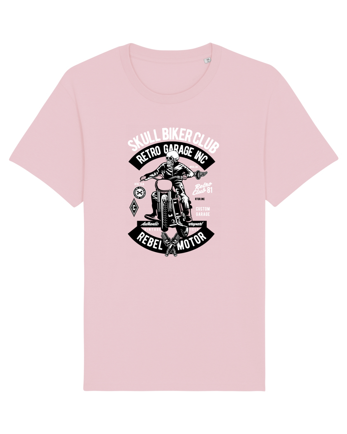 Tricou mânecă scurtă Unisex Rocker Cotton Pink
