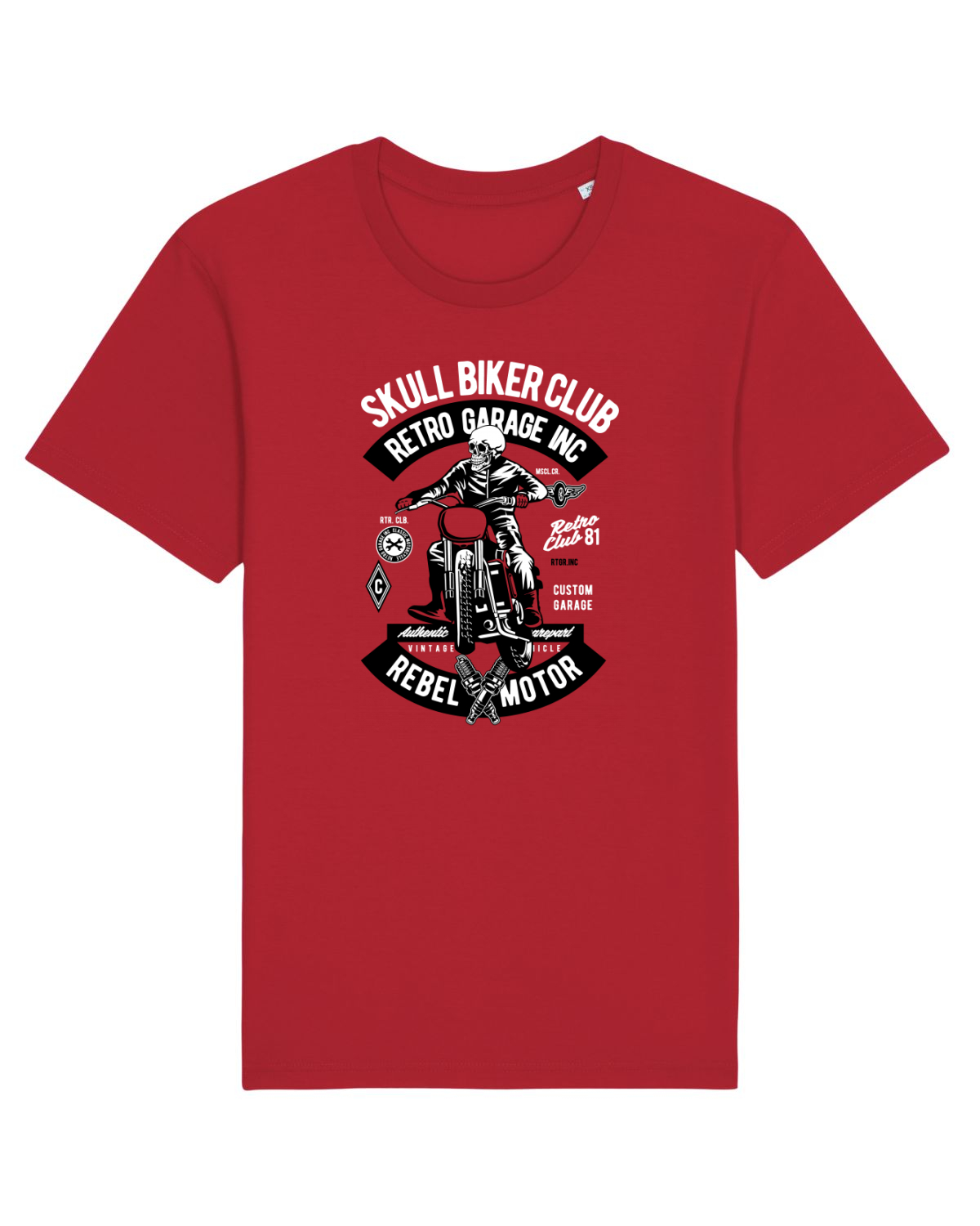 Tricou mânecă scurtă Unisex Rocker Red