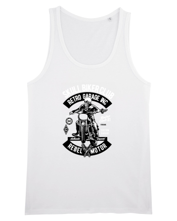 Biker Club Skeleton White