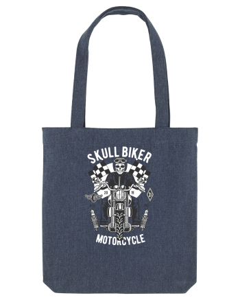 Skull Biker Race Midnight Blue
