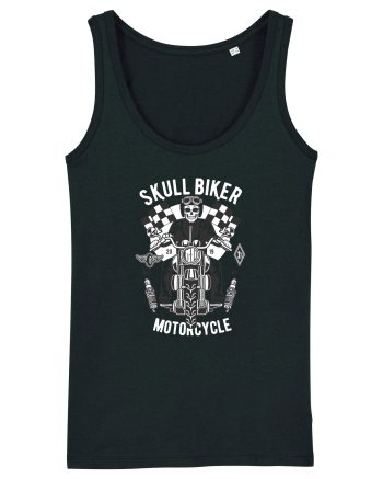 Skull Biker Race Black