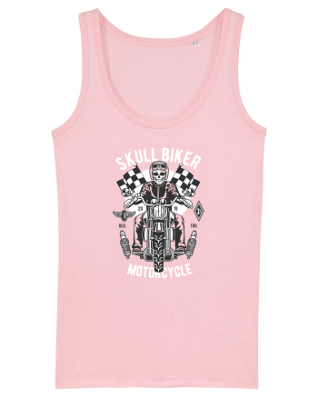 Skull Biker Race Cotton Pink