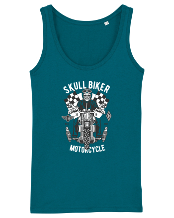 Skull Biker Race Ocean Depth