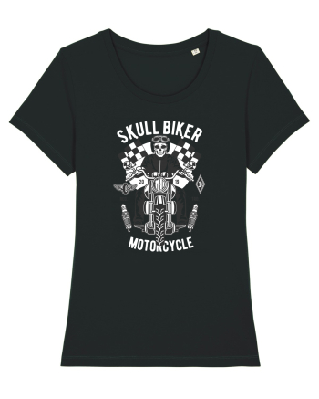 Skull Biker Race Black