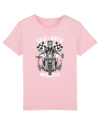 Skull Biker Race Cotton Pink