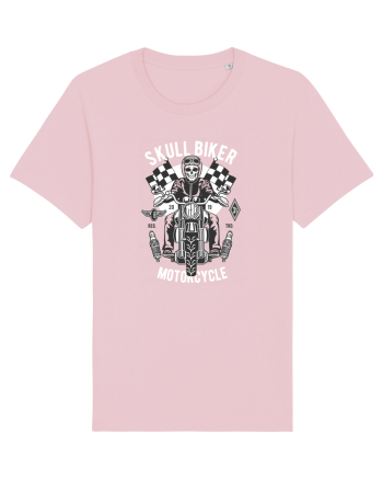 Skull Biker Race Cotton Pink
