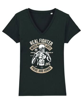 Skull MMA Fighter Black