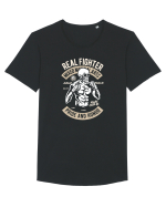 Skull MMA Fighter Tricou mânecă scurtă guler larg Bărbat Skater