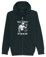 Skull Fitness Gym Hanorac cu fermoar Unisex Connector