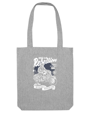 Skull Motorbiker Heather Grey