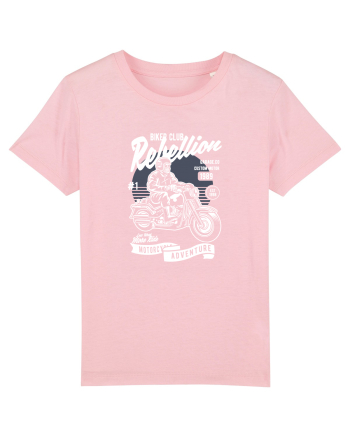 Skull Motorbiker Cotton Pink