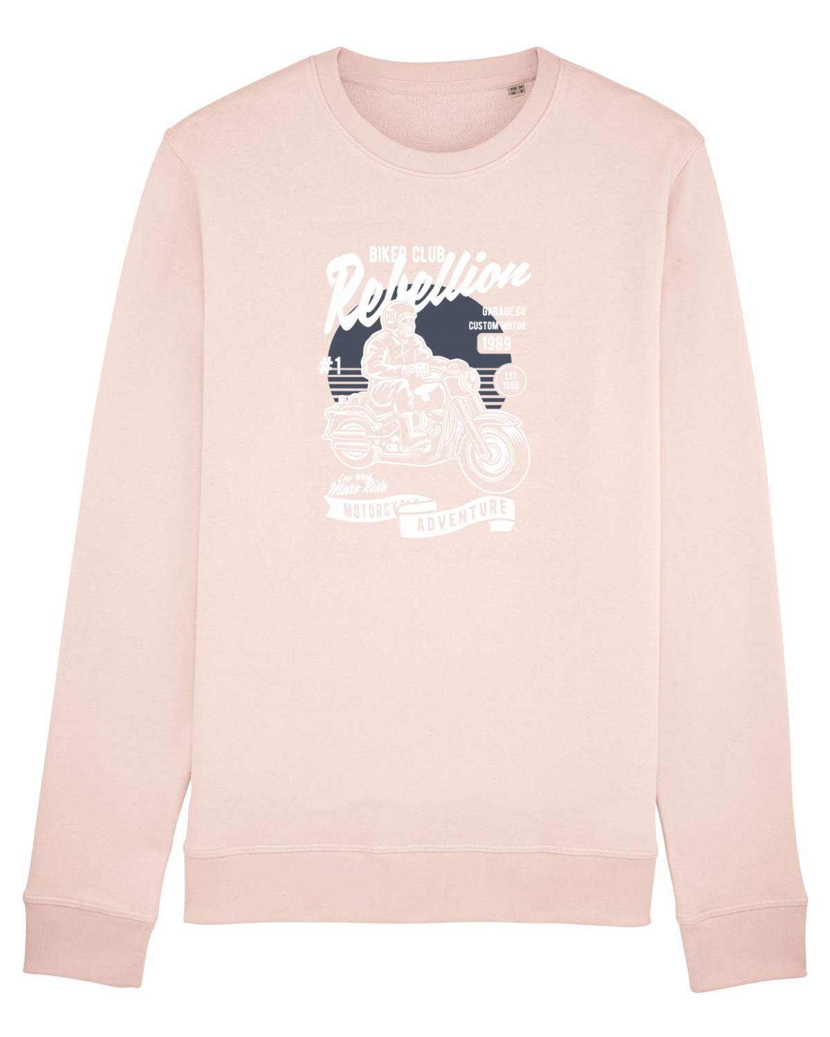 Bluză mânecă lungă Unisex Rise Candy Pink