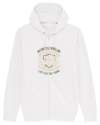 Rebel Skull Rider White