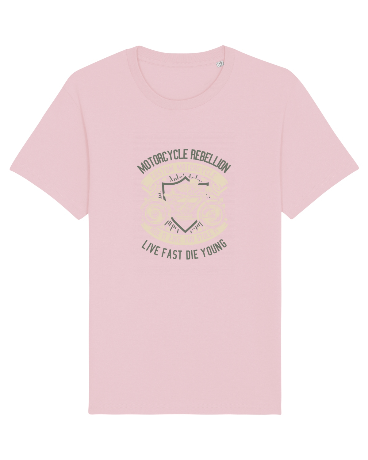 Tricou mânecă scurtă Unisex Rocker Cotton Pink