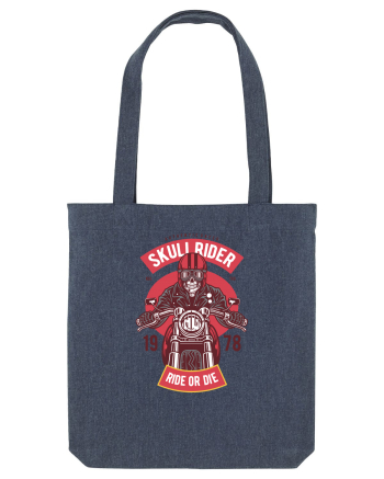 Skull Biker Red Midnight Blue