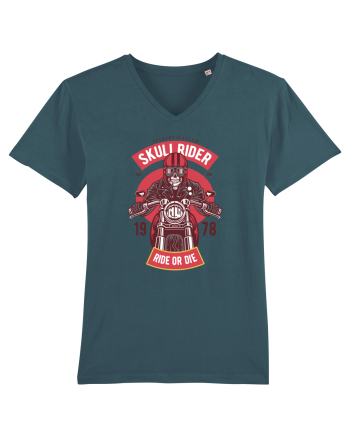 Skull Biker Red Stargazer