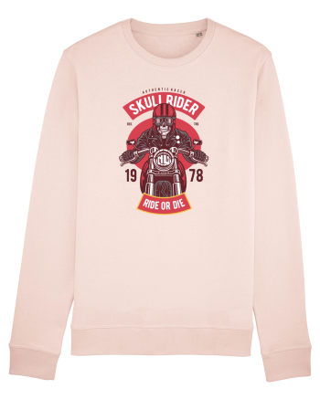 Skull Biker Red Candy Pink