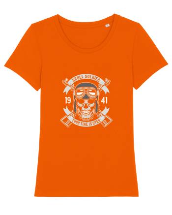 Skull Soldiers War Bright Orange