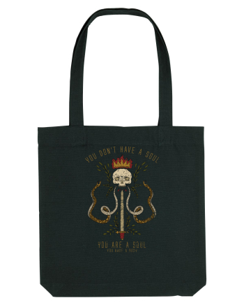 Skull Crown Sword Black