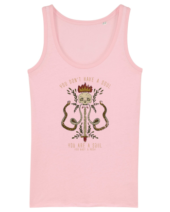 Skull Crown Sword Cotton Pink