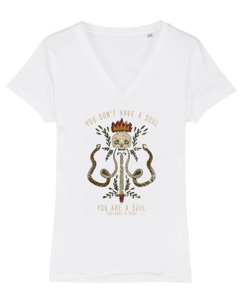 Skull Crown Sword White