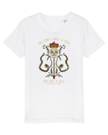 Skull Crown Sword White