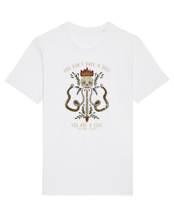 Skull Crown Sword White