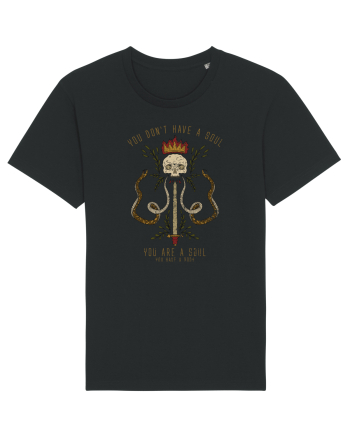 Skull Crown Sword Black