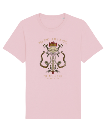 Skull Crown Sword Cotton Pink