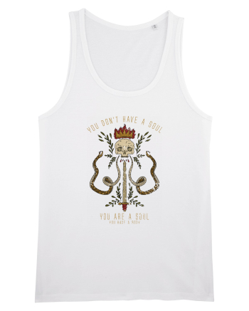 Skull Crown Sword White