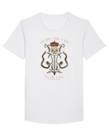 Skull Crown Sword White