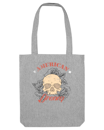 American Dream Skull Heather Grey