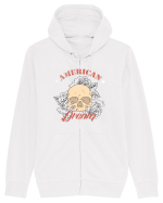 American Dream Skull Hanorac cu fermoar Unisex Connector