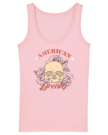 American Dream Skull Cotton Pink