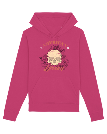 American Dream Skull Raspberry
