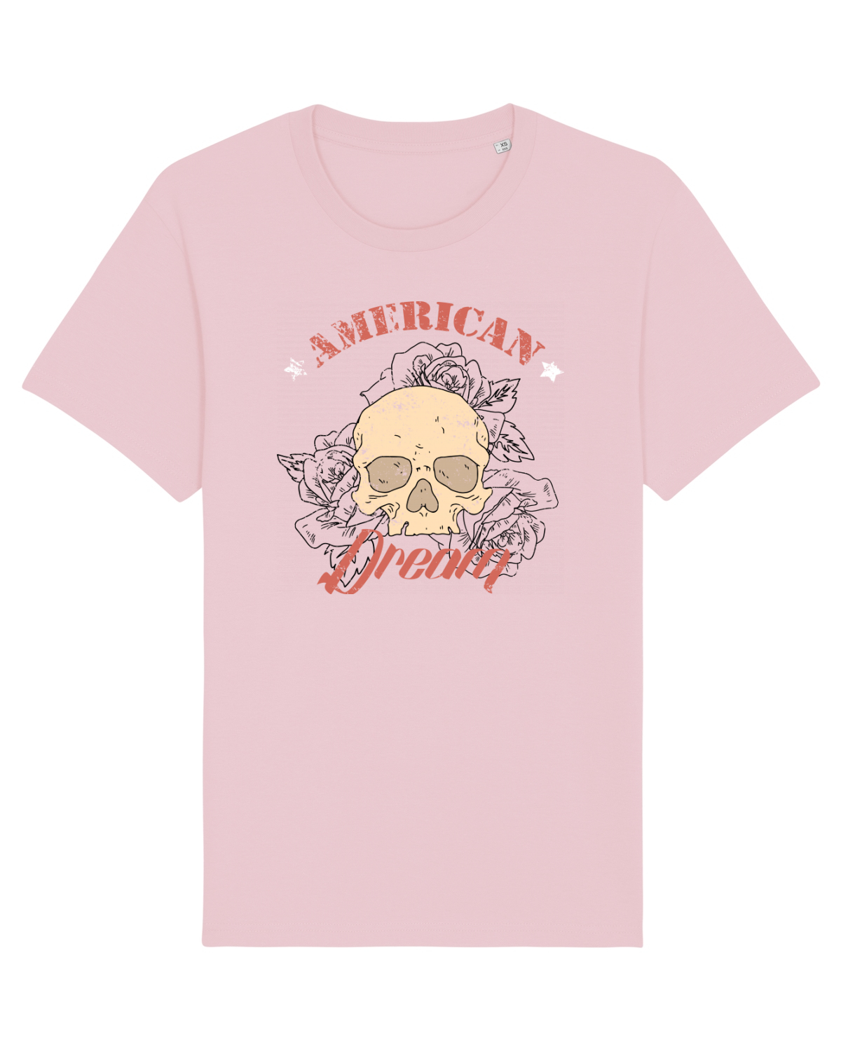 Tricou mânecă scurtă Unisex Rocker Cotton Pink