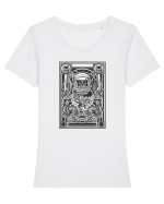 Space Skulls Rebel Tricou mânecă scurtă guler larg fitted Damă Expresser
