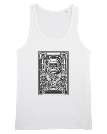 Space Skulls Rebel White