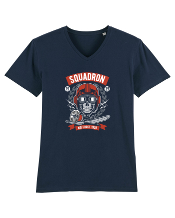 Fly Skeleton Red French Navy