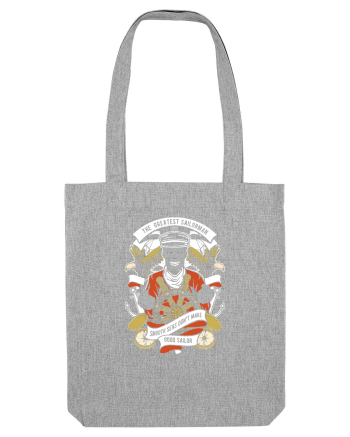 Sailor Skull Red Heather Grey