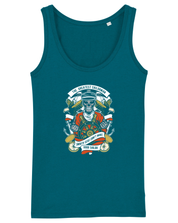 Sailor Skull Red Ocean Depth