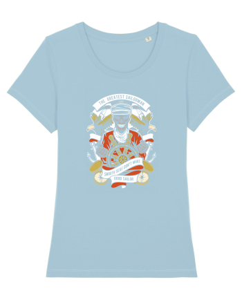 Sailor Skull Red Sky Blue