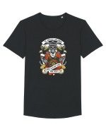 Sailor Skull Red Tricou mânecă scurtă guler larg Bărbat Skater
