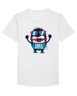 Like a Superstar Tricou mânecă scurtă guler larg Bărbat Skater