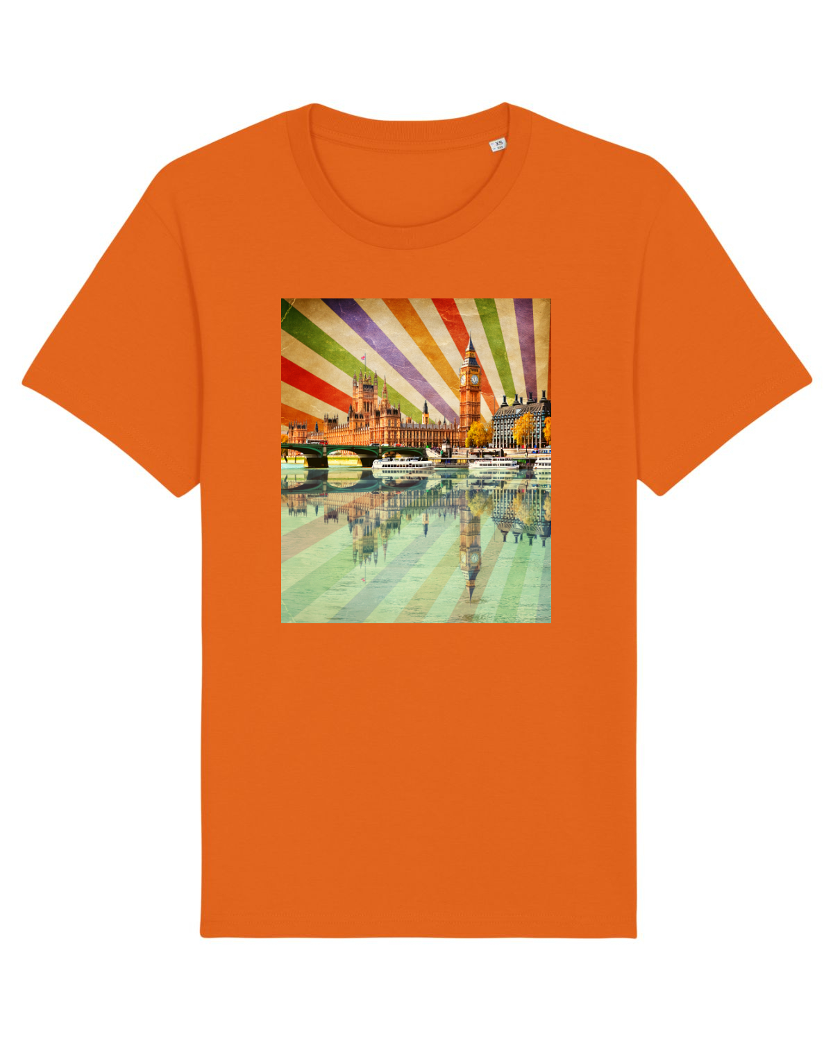 Tricou mânecă scurtă Unisex Rocker Bright Orange