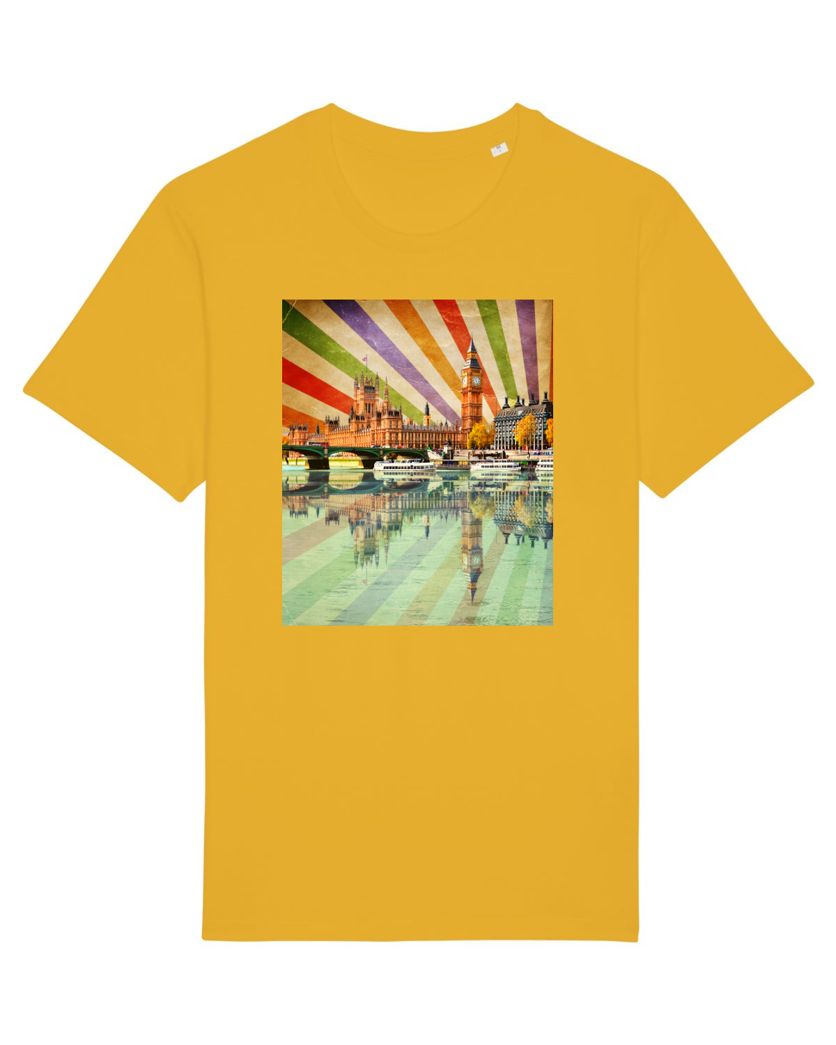 Tricou mânecă scurtă Unisex Rocker Spectra Yellow
